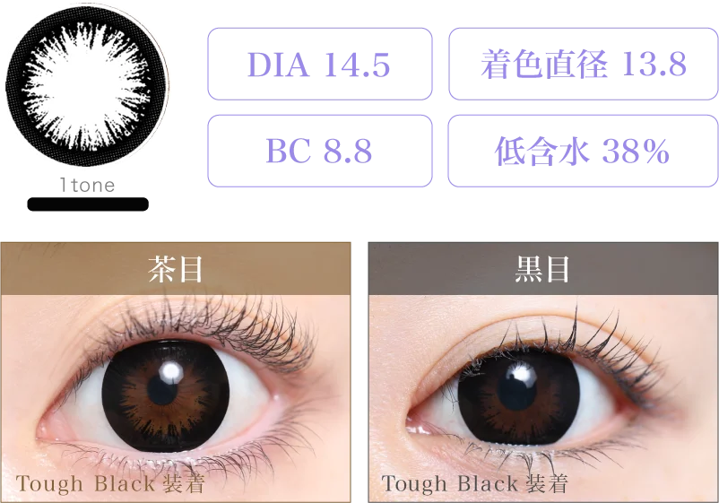 Tough Black(14.5) 着画&スペック